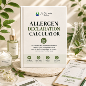 Essential Oil Allergen Calculator for Cosmetics