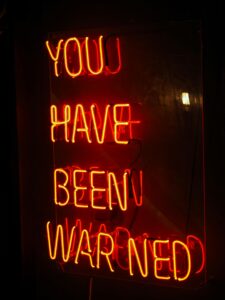 Warning what to avoid when working with AHAS BHAS PHAS